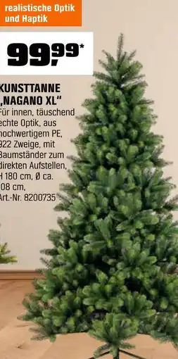 OBI Kunsttanne 'nagano xl' Angebot