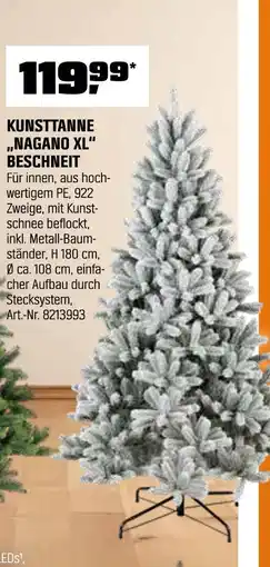 OBI Kunsttanne 'nagano xl' beschneit Angebot