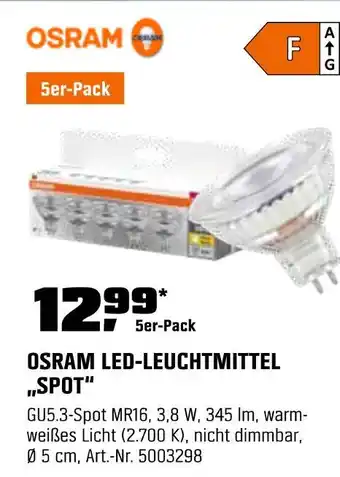 OBI Osram led-leuchtmittel spot Angebot