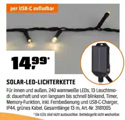 OBI Solar-led-lichterkette Angebot