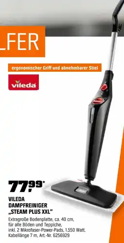 OBI Vileda dampfreiniger steam plus xxl Angebot