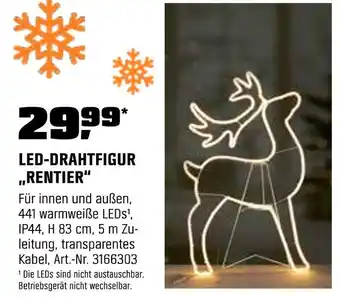 OBI Led-drahtfigur „rentier“ Angebot