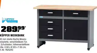 OBI Küpper werkbank Angebot