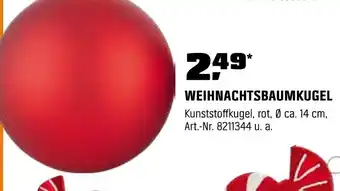 OBI Weihnachtsbaumkugel Angebot