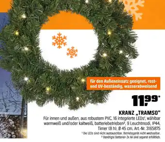 OBI Kranz tramso Angebot