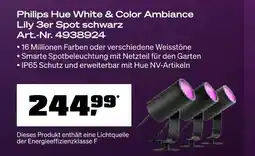 OBI Philips hue white & color ambiance lily 3er spot Angebot
