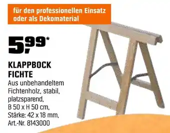OBI Klappbock fichte Angebot