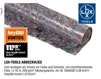 OBI Lux-tools abdeckvlies Angebot