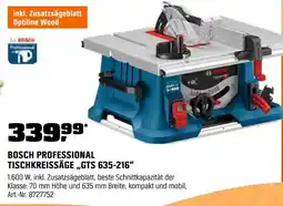 OBI Bosch professional tischkreissäge gts 635-216 Angebot