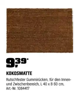 OBI Kokosmatte Angebot