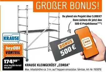 OBI Krause kleingerüst corda Angebot