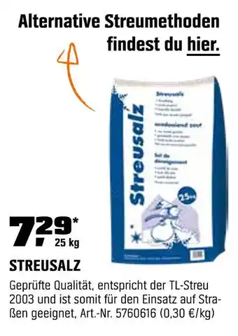 OBI Streusalz Angebot