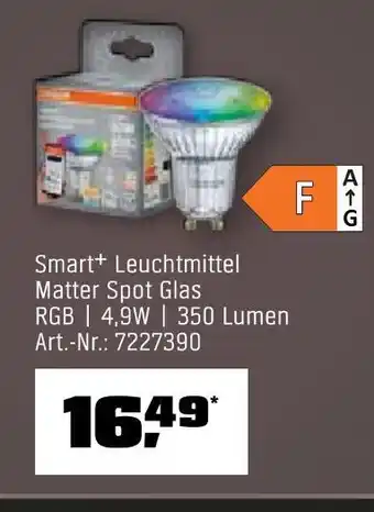OBI Smart+ leuchtmittel matter spot glas Angebot