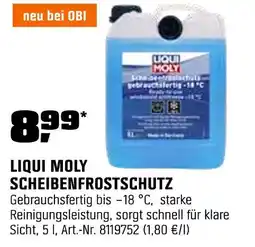 OBI Liqui moly scheibenfrostschutz Angebot