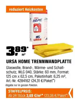 OBI Ursa home trennwandplatte Angebot
