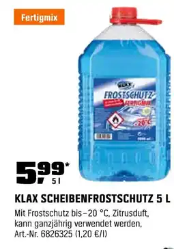 OBI Klax scheibenfrostschutz Angebot
