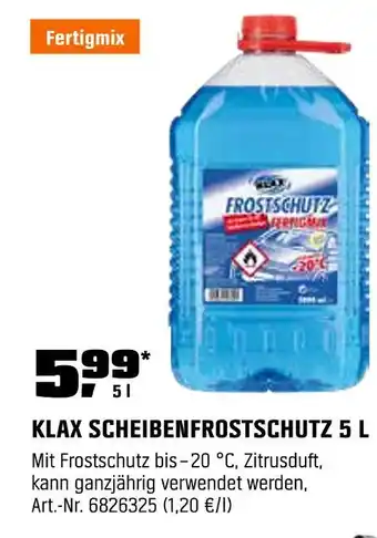 OBI Klax scheibenfrostschutz Angebot