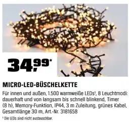 OBI Micro-led-büschelkette Angebot