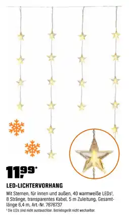 OBI Led-lichtervorhang Angebot