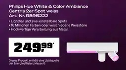 OBI Philips hue white & color ambiance centris 2er spot weiss Angebot