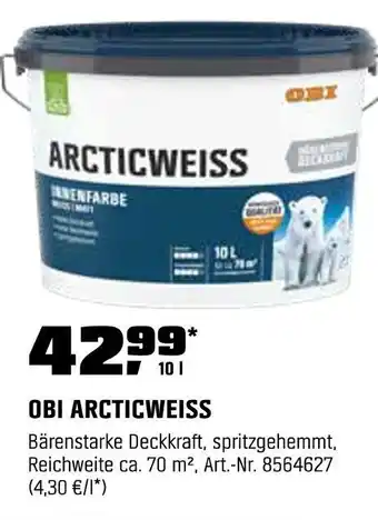 OBI Obi arcticweiss Angebot