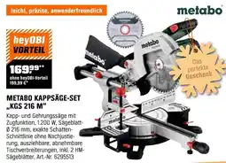 OBI Metabo kappsäge-set kgs 216 m Angebot