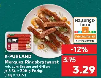 Kaufland K-purland merguez rindsbratwurst Angebot