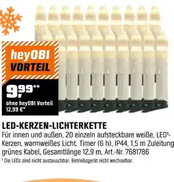 OBI Led-kerzen-lichterkette Angebot