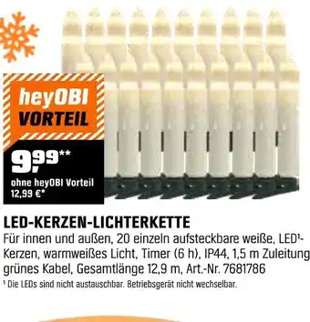 OBI Led-kerzen-lichterkette Angebot