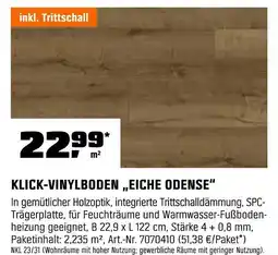 OBI Klick-vinylboden eiche odense Angebot