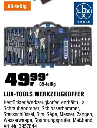 OBI Lux-tools werkzeugkoffer Angebot