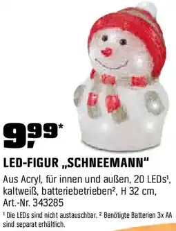 OBI Led-figur schneemann Angebot