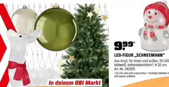 OBI Led-figur schneemann Angebot