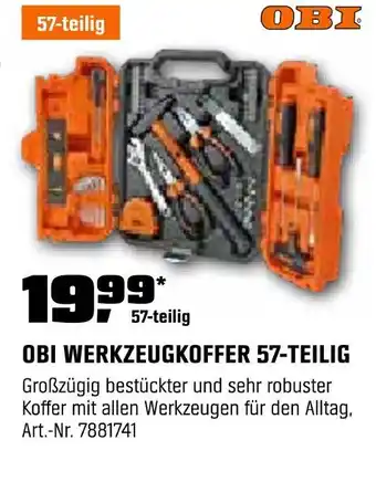 OBI Obi werkzeugkoffer 57-teilig Angebot