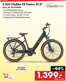 Netto Marken-Discount Sachsenrad e-suv citybike c5 centro, 27,5 Angebot