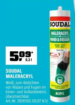 OBI Soudal maleracryl Angebot
