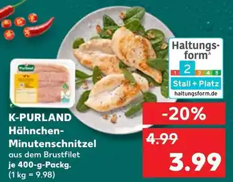 Kaufland K-purland hähnchen-minutenschnitzel Angebot