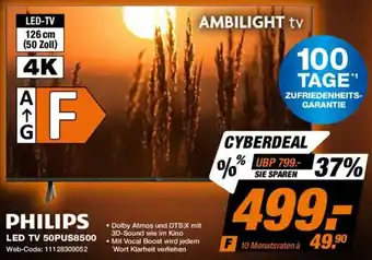 Expert PHILIPS LED TV 50PUS8500 Angebot