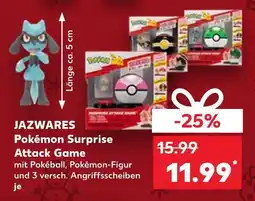 Kaufland Jazwares pokémon surprise attack game Angebot