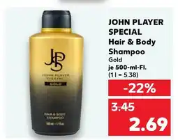 Kaufland John player special hair & body shampoo gold Angebot