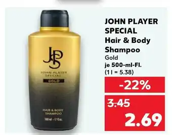 Kaufland John player special hair & body shampoo gold Angebot