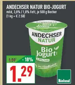 Marktkauf Andechser natur bio-jogurt Angebot