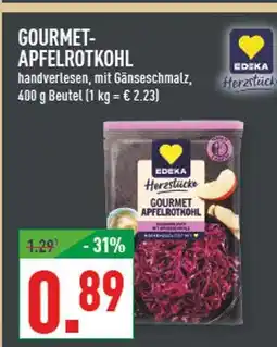 Marktkauf Edeka gourmet apfelrotkohl Angebot