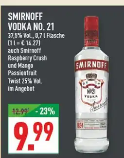 Marktkauf Smirnoff vodka no. 21 Angebot