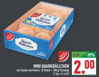 Marktkauf Gut&günstig mini quarkbällchen Angebot