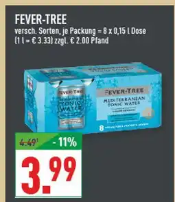 Marktkauf Fever-tree mediterranean tonic water Angebot