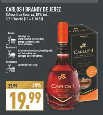 Marktkauf Carlos i brandy de jerez solera gran reserva Angebot