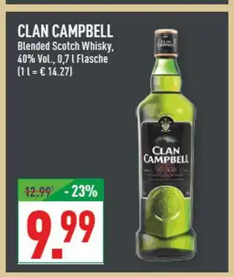 Marktkauf Clan campbell blended scotch whisky Angebot
