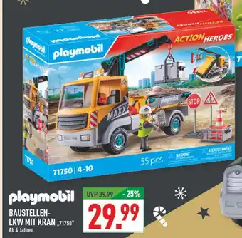 Marktkauf Playmobil baustellen-lkw mit kran Angebot