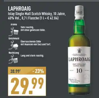 Marktkauf Laphroaig islay single malt scotch whisky Angebot